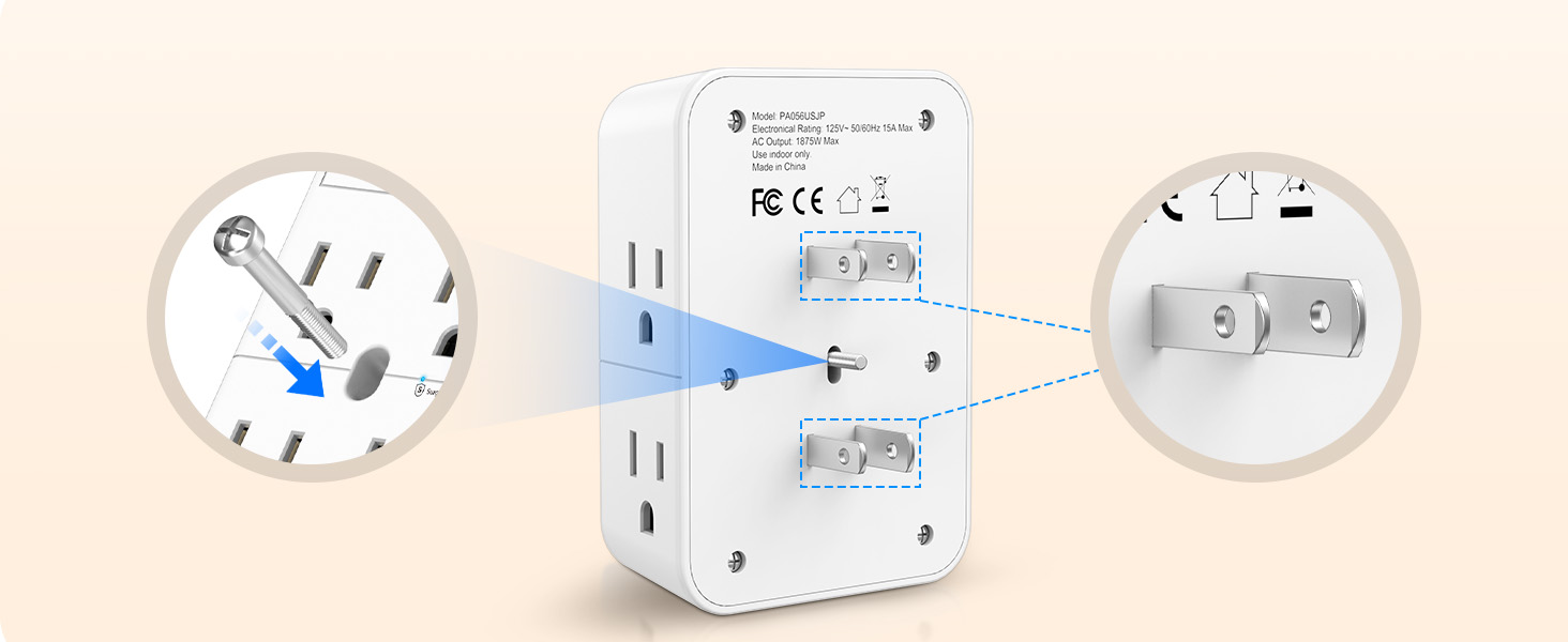 2 Prong Power Strip