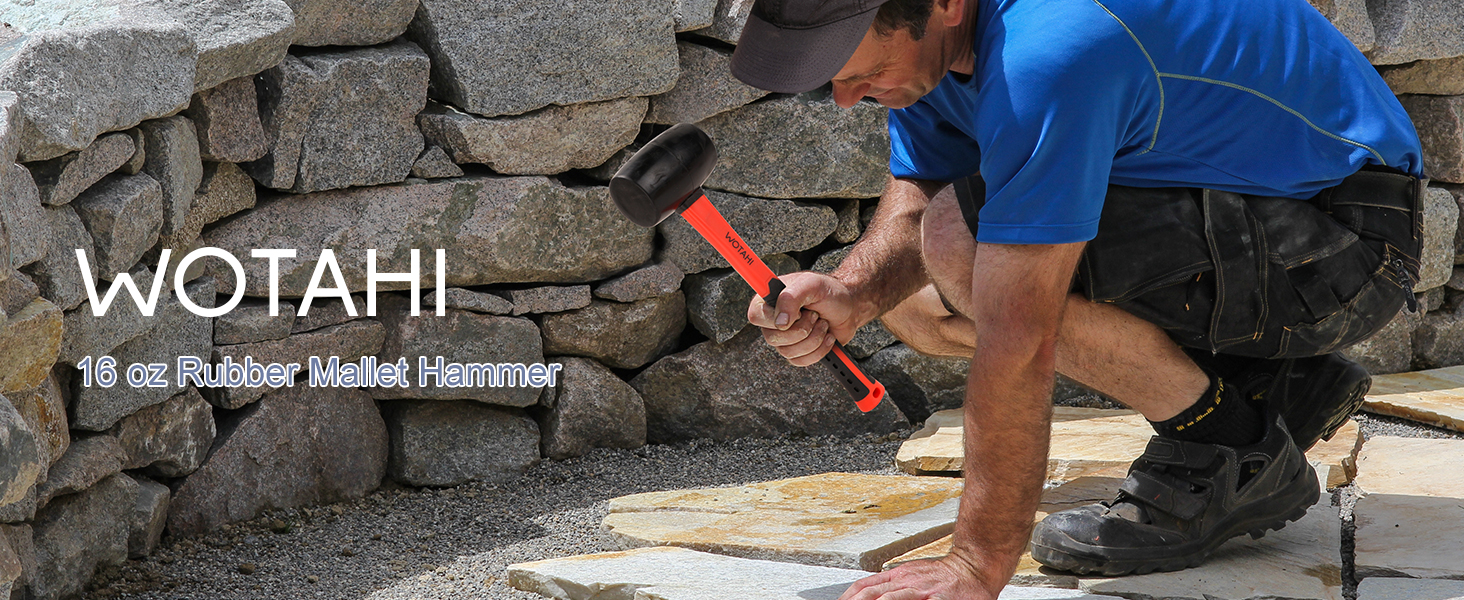 16 oz rubber mallet