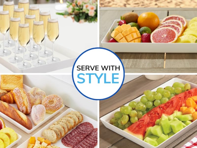 White Trays- Serve with style