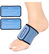 Large Foot Ice Pack Wrap for Full Foot Ankle Pain Relief, Long Lasting Cold Ice Boot for...