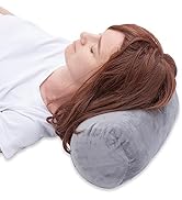 1 MIDDLE ONE Round Cylinder Bolster Pillow with Removable Velvet Cover, Tube Roll Cervical Pillow...
