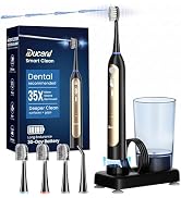 Ducard Electric Toothbrush with Water Flosser Combo, Compact 3-in-1 Flossing Toothbrush, 40000 VP...