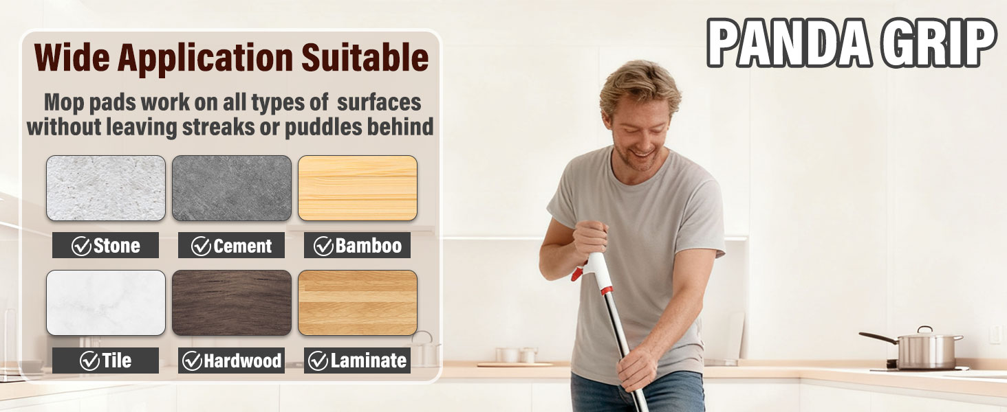 washable mop pads
