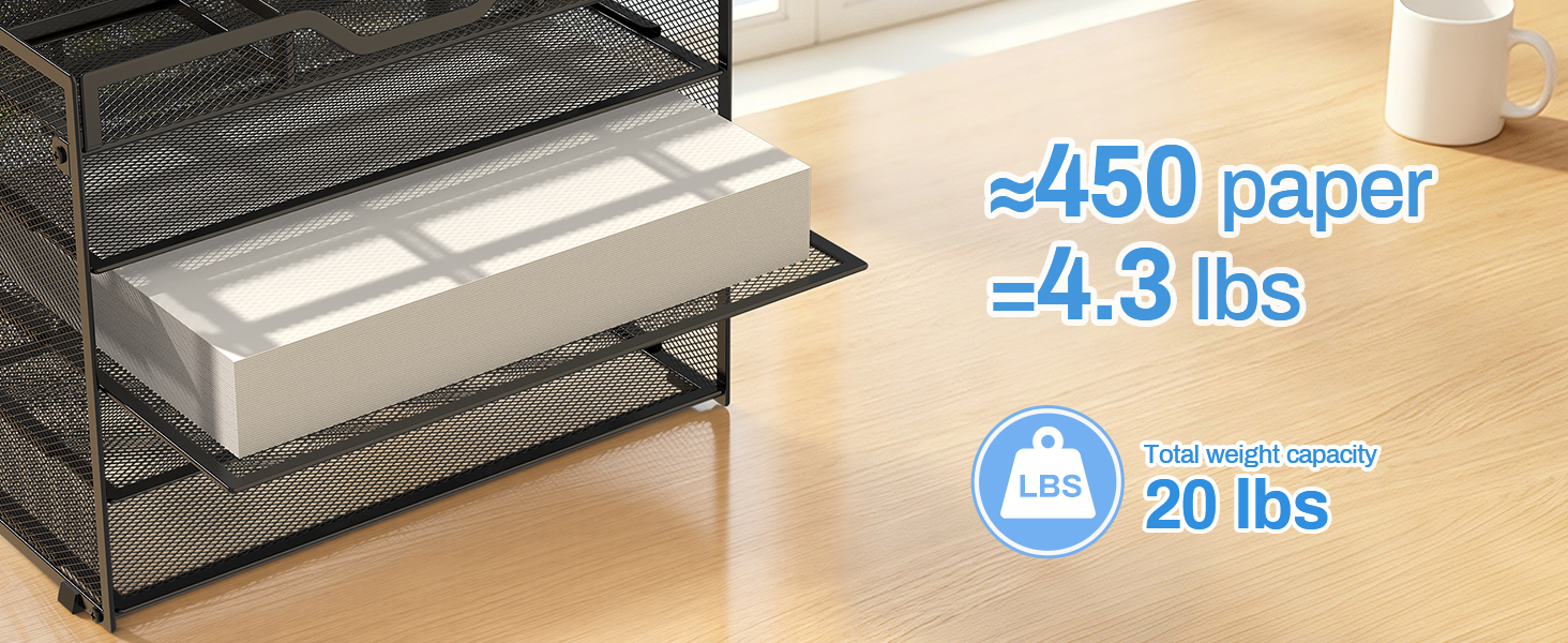 High Weight Capacity and Durable Construction