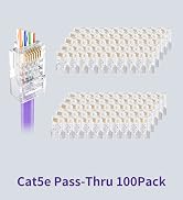 SJ553 Cat5e passthrough connectors