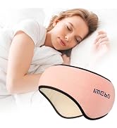 Sleep Mask, Eye Mask for Sleeping with Heads Adjustable, Plush Fabric Blindfold Eyeshade for Men ...