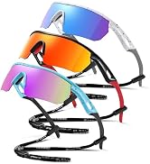 Vcarsian Kids Sunglasses Youth Baseball Sunglasses for Boys Girls 3-12 Polarized Softball Sports ...
