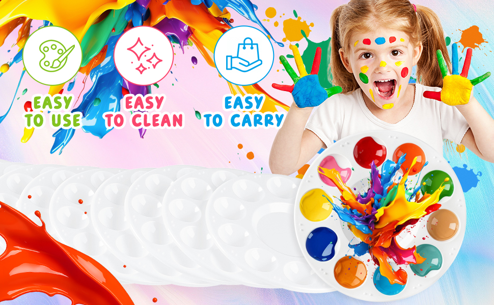 Watercolor Palette Painting Tray