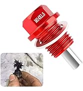 M14 x1.5 Magnetic Oil Drain Plug with Oil Drain Plug Gaskets Car Parts Kit Compatible with Most F...