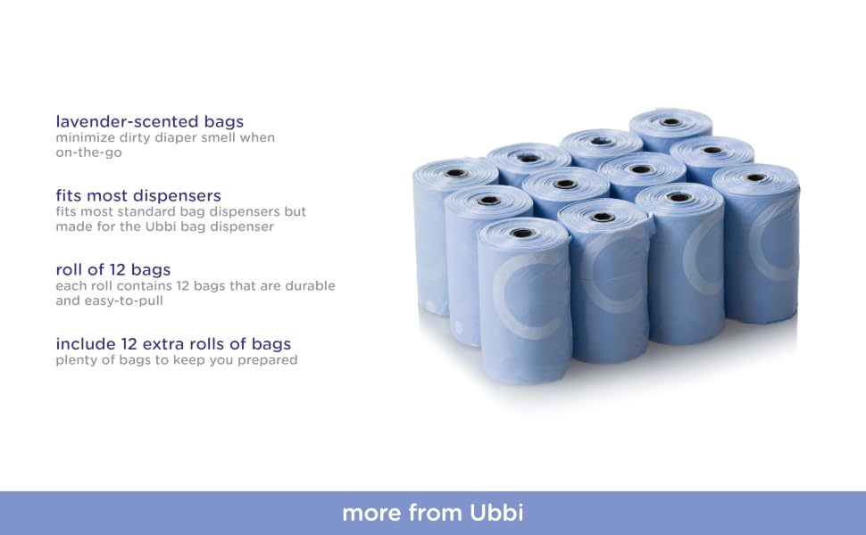 Ubbi bag refills, 12-pack