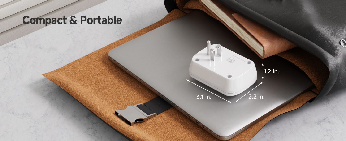 1 Outlet Surge Protector for Xbox, PS5, Refrigerator, and More