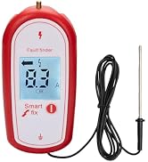 Electric Fence Voltage Tester, Handheld Fence Fault Finder Fence Tester for Farms, Digital Displa...