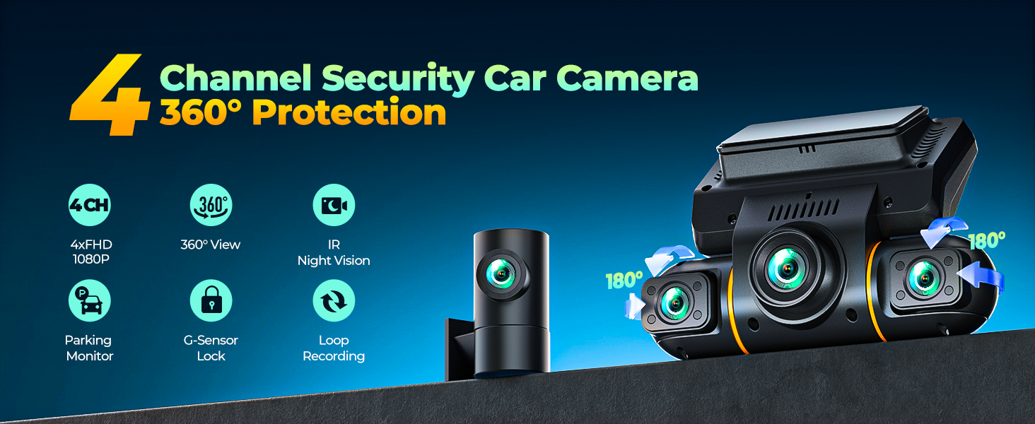 dash cam front and rear