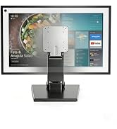 Jakeko Lay Flat Low Profile Monitor Stand - for 14-24" Screens Ergonomic Adjustable Desktop Mount...
