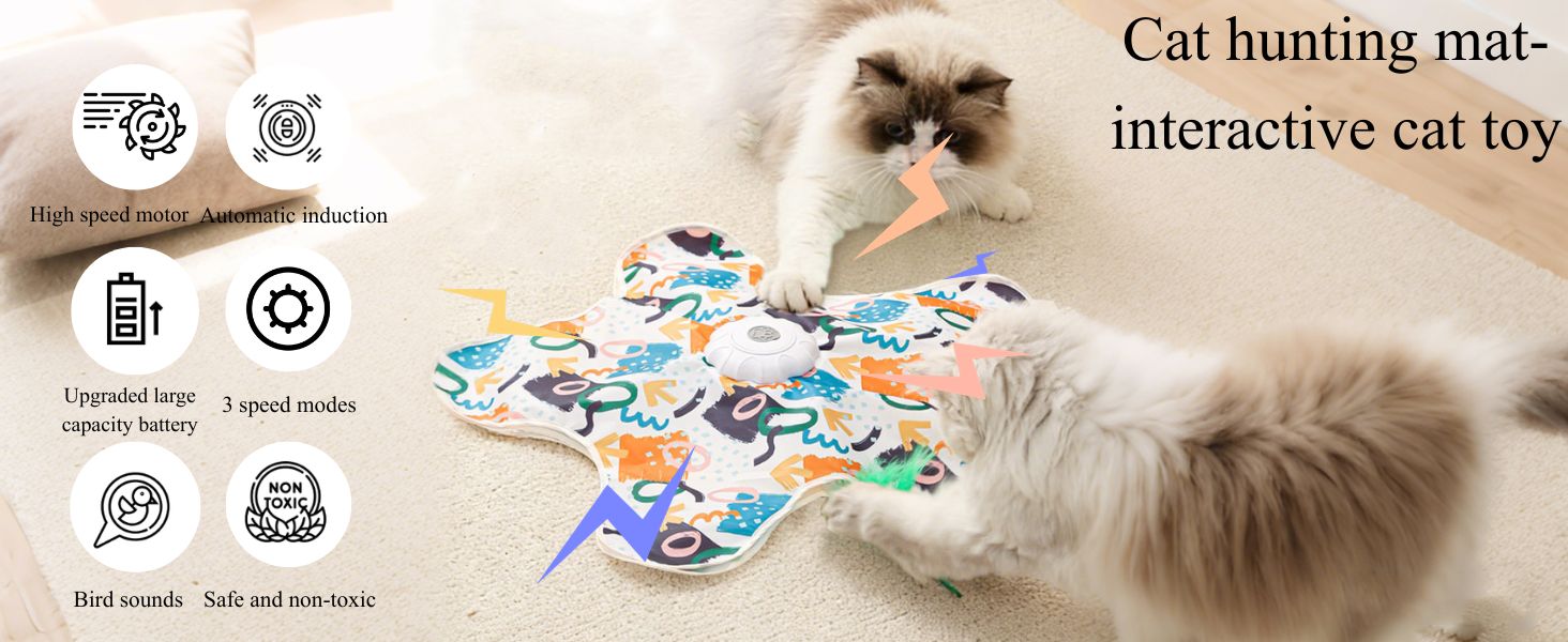 cat hunting mat