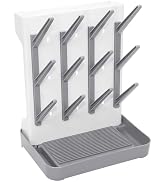 Ariseno Baby Bottle Drying Rack, Vertical Space Saving Countertop Holder - Large Capacity for 12 ...