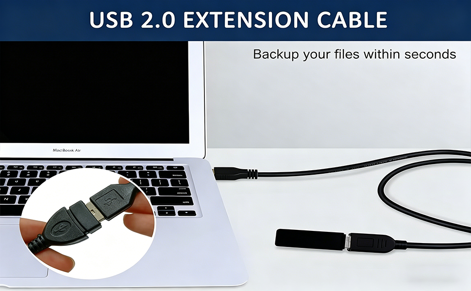 USB 2.0 Extension Cable USB A Male to A Female Extension Cord USB Extender Cable Cord