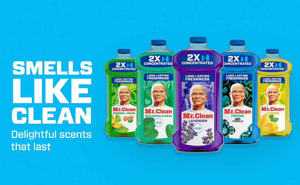 Mr. Clean Multi Surface Cleaner with Febreze Lavender Scent - Smells Like Clean