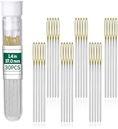 Fteven 30PCS Cross Stitch Needles, Size 24 Stainless Steel Embroidery Needles, Large Eye Hand Sew...