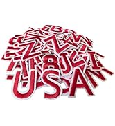 CXWLJL 36Pcs Embroidery Applique Patches, Iron-On Number Patch 0-9 and Letter Patch A-Z for Cloth...