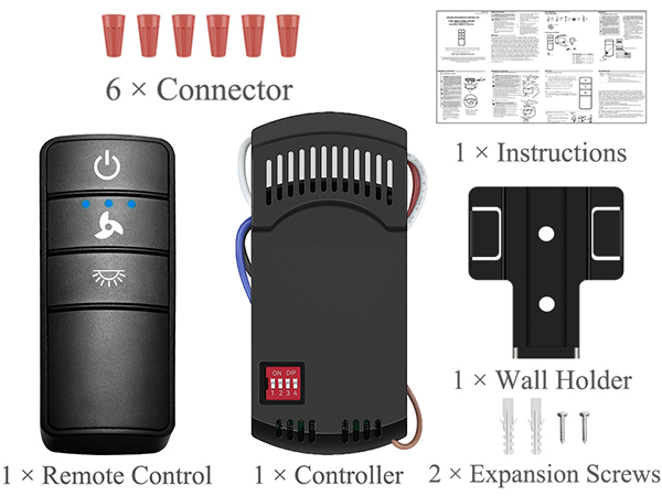 universal remote for ceiling fan with light