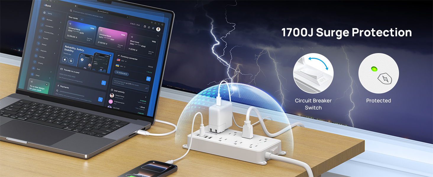 power strip surge protector
