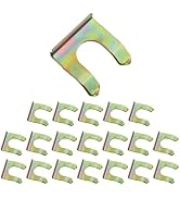 20PCS Brake Line Clips with 360° Clamping Force Concentration - Metal U Shaped Brake Hose Clips M...