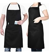 Will Well Chef Apron for Men Professional - Cooking Aprons for Women With Pockets - Adjustable Bl...