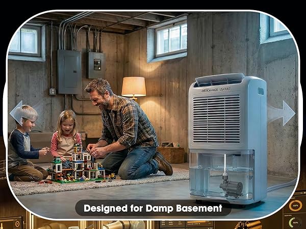 Upgraded Automatic Smart Dehumidifier Pump