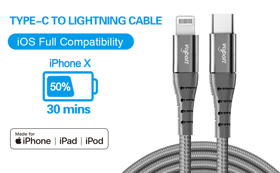 USB C to Lightning Cable
