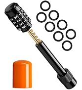 GRENTOOL Keyless Combination Hitch Lock - Heavy Duty 5/8" Trailer Lock for RV, Boat & Truck, 30,0...