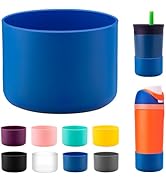 Bluwing Silicone Boot for Owala Kids Water Bottle 14/16 oz, Anti-Slip Protective Sleeve Bottom Pr...