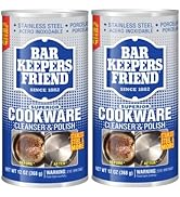 Bar Keepers Friend Cookware Cleanser & Polish - 12oz (2 Pack)