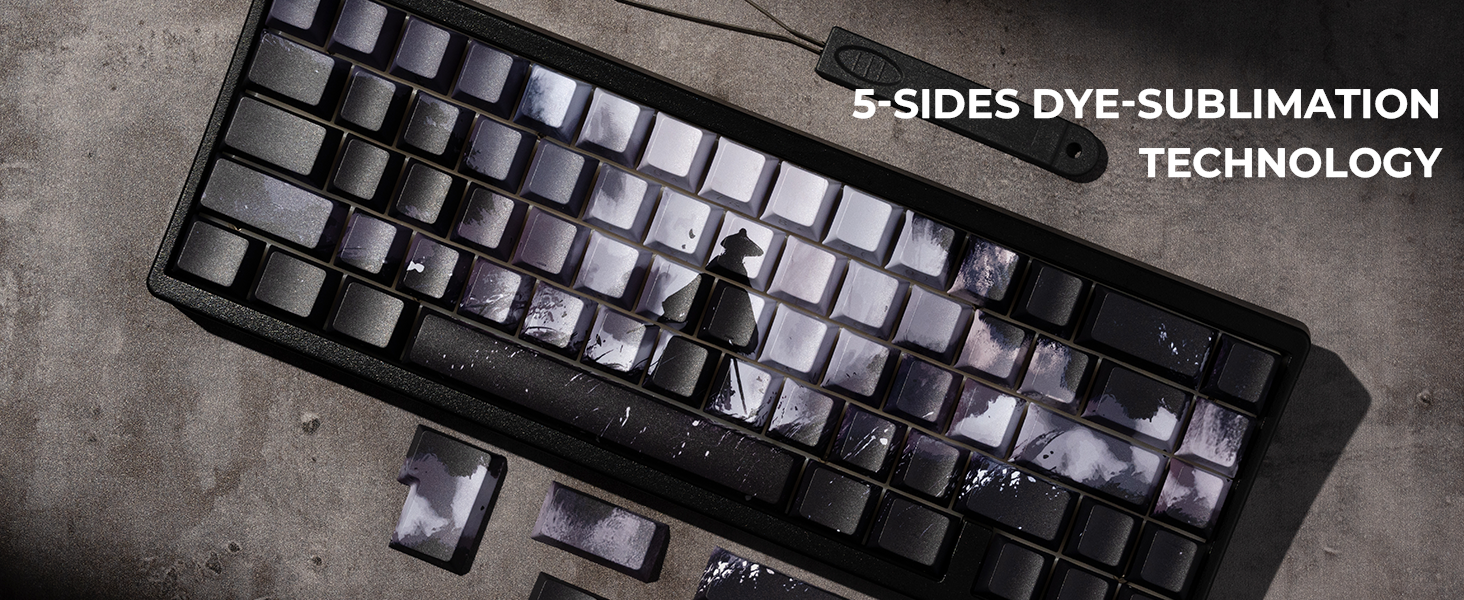 side printed keycaps