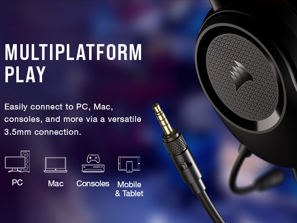 MULTIPLATFORM GAMING HEADSET, PC, Mac, Consoles, Mobile