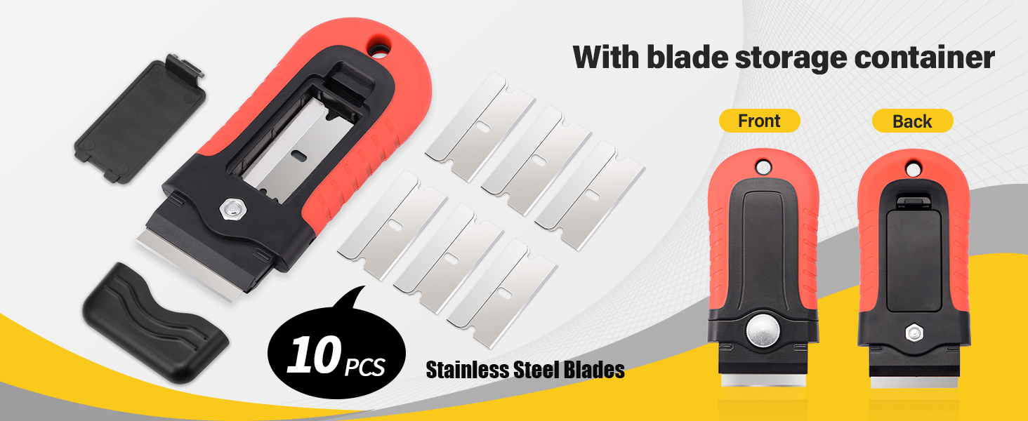 Safety Razor Blade Scraper Induction Hob Glass Cooktop Stovetop Other Hard Surface Cleaning Scraper