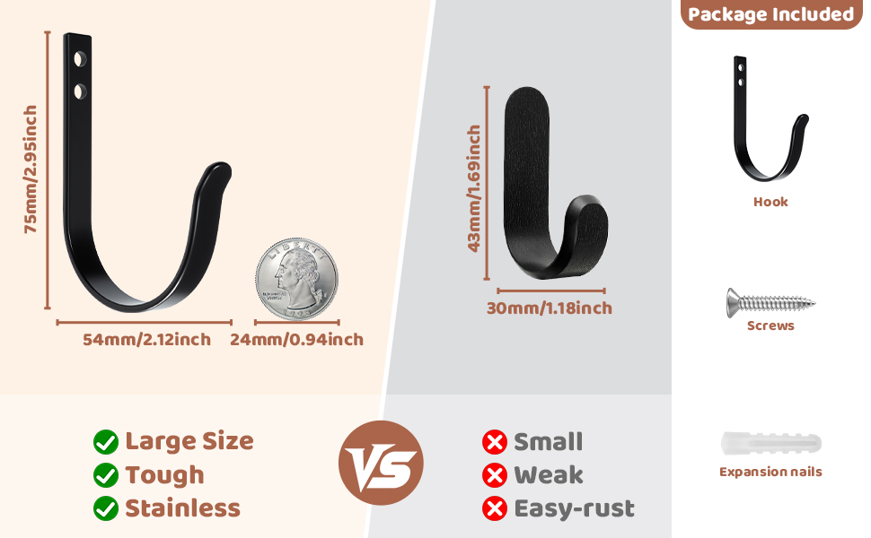 towel hooks for bathrooms