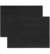 Topsky Microfiber Dish Drying Mat 2 Pack, 20 X 15 Inch Kitchen Counter Mats Reversible Baby Bottl...