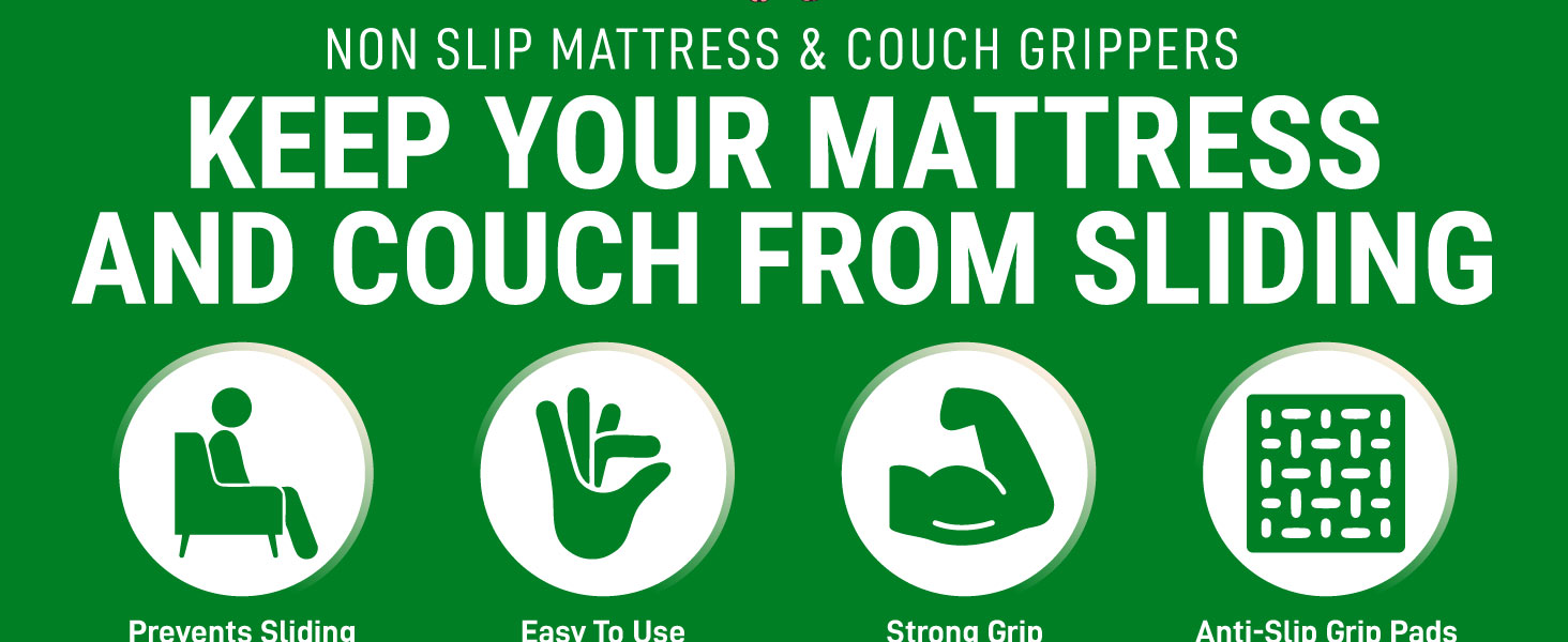 Thicker anti slip cushion pads with a stronger grip to help cushions stay put, even with kids