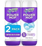 Swiffer PowerMop Floor Cleaning Solution with Fresh Scent, 25.3 fl oz, 2 Pack