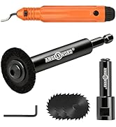 ANGELSWORD Inside Pipe Cutter for PVC Pipe, with Diamond Grit Blade and Deburring Tool, for impac...