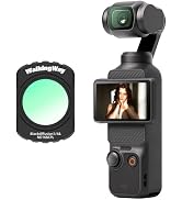 Walking Way 3-in-1 Magnetic Filter (CPL ND16 Black Mist) for DJI Osmo Pocket 3/4/Xtra Muse, Magne...