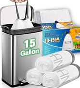 15 gallon trash bags 13 gallon tall kitchen trash bags 13 gallon garbage bags kitchen garbage bags
