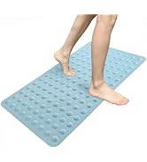 HAZALUTY Non-Slip Bathtub Mat, Rubber Anti Skid Rubber Shower Tub Mat,Bathtub Mat for Tubs and Sh...