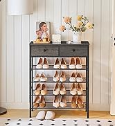 shoe rack with drawers