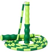 Jump Rope for Kids, Beaded Jumping Rope for 8-12, 9Ft Adjustable Skipping Rope with Soft Beaded, ...