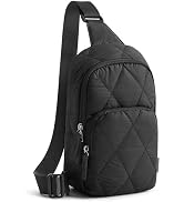 G4Free Sling Bag for Women, Casual Quilted Puffer Crossbody Purse Lightweight Packs for Dai...