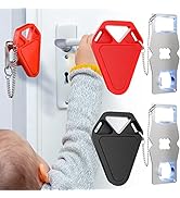 Portable Door Lock for Travel Essential: 2Pack Upgraded Hotel Home Security Safety Locks from Ins...