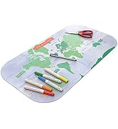 Uncommon Desks Kid's Desk Mat - For Schoolwork Arts & Crafts - Fun Computer & Mouse Pad Blotter -...