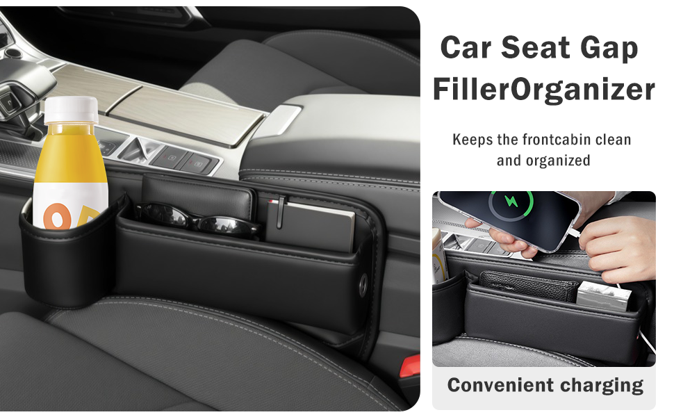 Car Seat Gap Filler Organizer